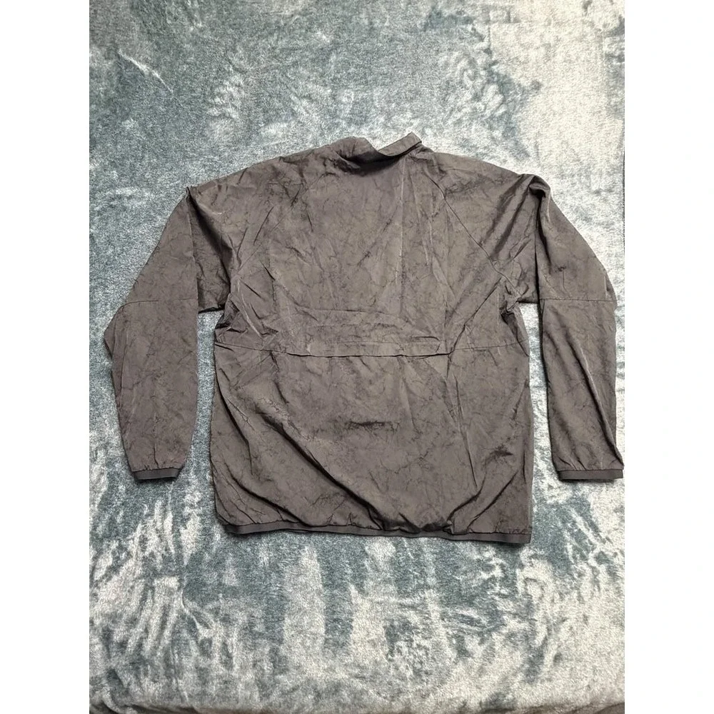 adidas FC Bayern Jacket XL Men's Charcoal Grey Full Zip Soccer Windbreaker